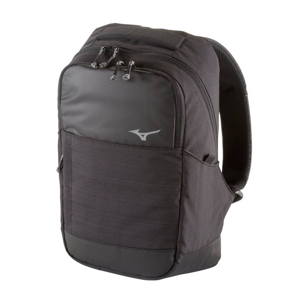 Mens Mizuno Front Office Backpack Black Philippines (BAPJOM257)